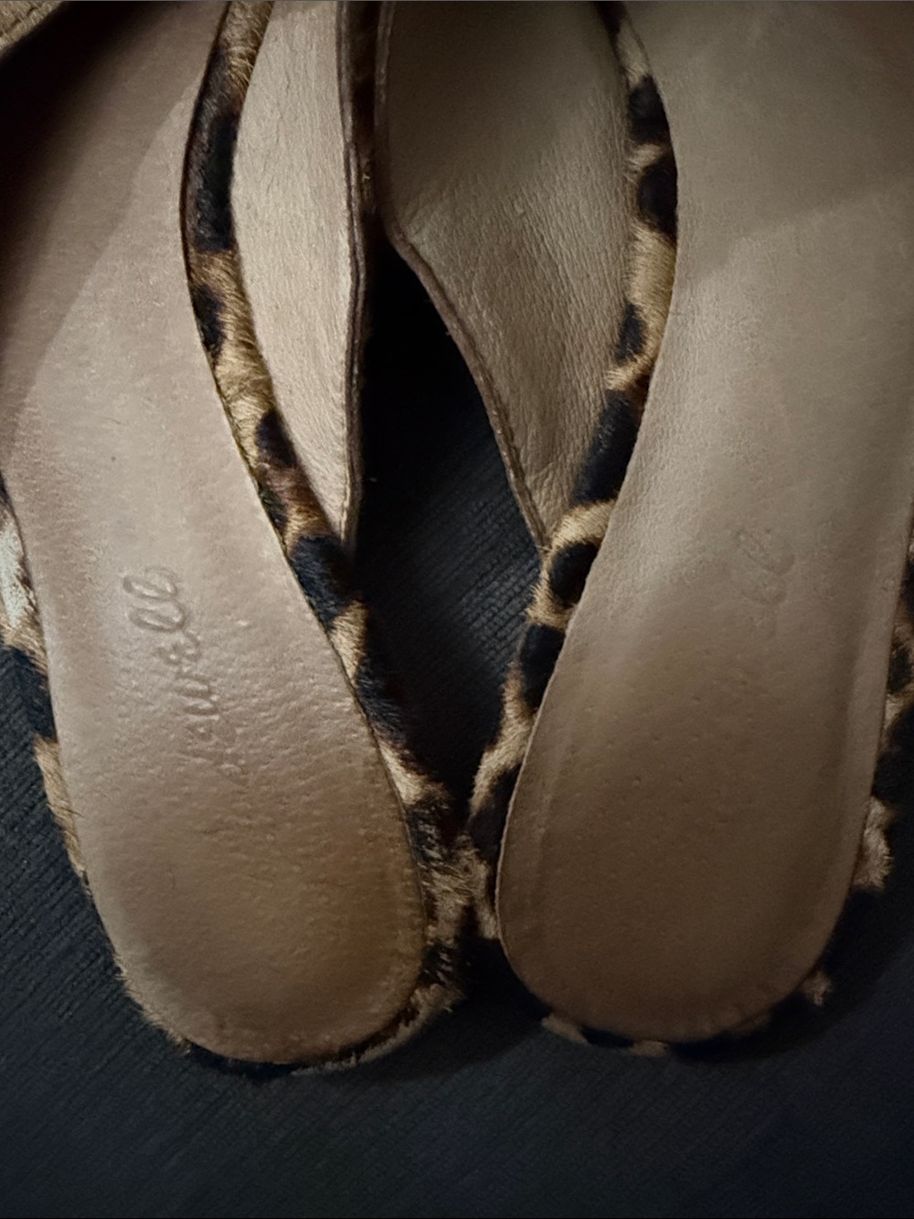 Madewell Pony Hair Leopard print flats - Picture 2 of 2